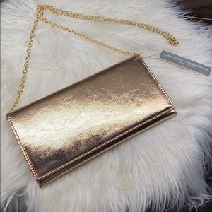 🆕🔥Sonya Roberts•ROSE GOLD ✖️ Gold Chain | Purse | Clutch\ WOC NWT
